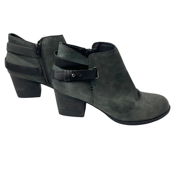 Sole Society Leather Ankle Boots Strap Angie Boot Size 10M - Picture 3 of 10